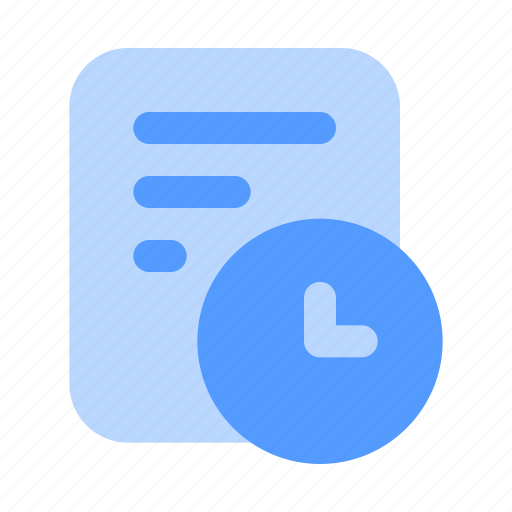 Order, history, clock, pending, waiting, list icon - Download on Iconfinder