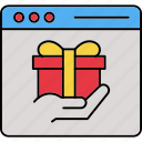 online gift, gift, present, online, surprise