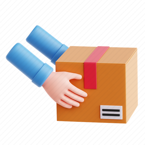 Delivery, box, 3d icon, 3d illustration, 3d render, shipping, package 3D illustration - Download on Iconfinder