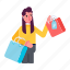 shopper, shopping woman, buyer, purchaser, shopping sale 