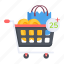 shopping sale, shopping discount, shopping trolley, buyer, purchaser 