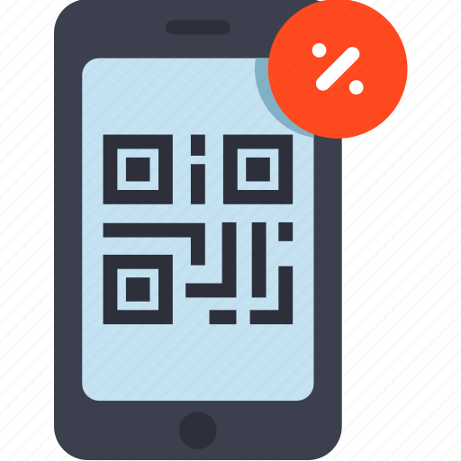 Qr, app, phone, pourcentage icon - Download on Iconfinder