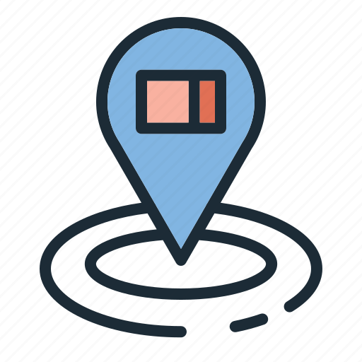 Pin, address, location, navigation, map, direction, ecommerce icon - Download on Iconfinder