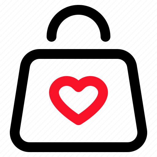 Favorite, shop, bag, love, purchase, heart icon - Download on Iconfinder