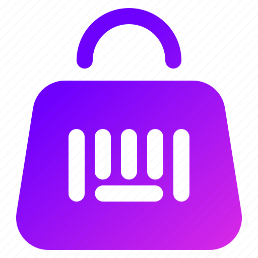 Scan, bag, tote, retailer, barcode icon - Download on Iconfinder