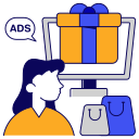 online, gift, delivery, box, present, commerce, buy