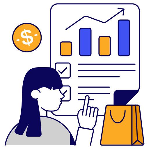 Shopping, data, analytics, infographic, statistics, report icon - Download on Iconfinder