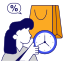 shopping, time, buy, spending, commerce, bag 