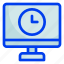 time, clock, management, monitor, computer 