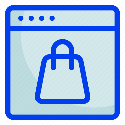 Online, shopping, website, bag, ecommerce icon - Download on Iconfinder