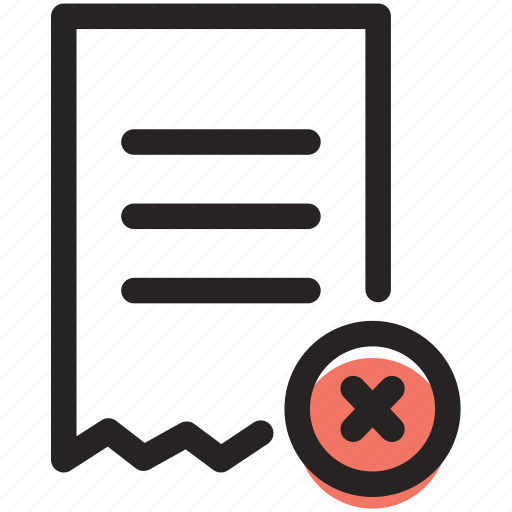 Bad, error, line, ticket, ticket wrong icon - Download on Iconfinder