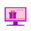 online, ecommerce, parcel, gift box, shopping