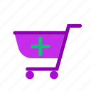 shopping cart, cart, ecommerce, trolley, add to cart