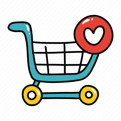Ecommerce, trolley, cart, shopping, love icon - Download on Iconfinder