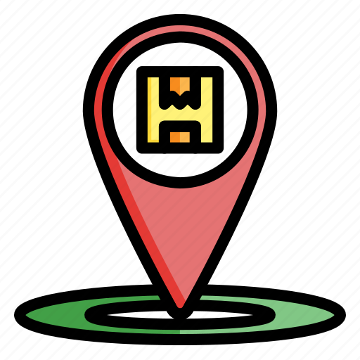 Packet, location, business, store, shop, marketing, seller icon - Download on Iconfinder