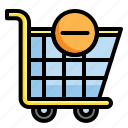 trolley, delete, business, store, shop, marketing, seller
