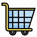 trolley, business, store, shop, marketing, seller