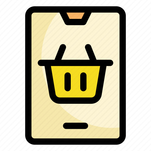 Shopping, smartphone, basket, ecommerce, buy icon - Download on Iconfinder