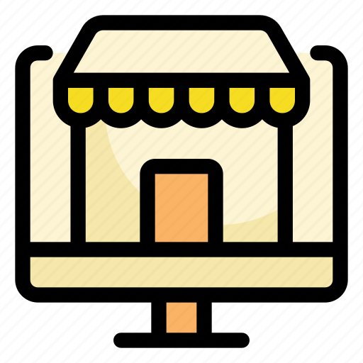 Online, shopping, store, monitor, ecommerce icon - Download on Iconfinder