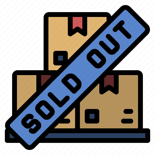 Ecommerce, outofstock, commerce, shopping, soldout, empty icon - Download on Iconfinder
