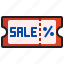 ecommerce, percentage, discounts, coupon, sale, label 