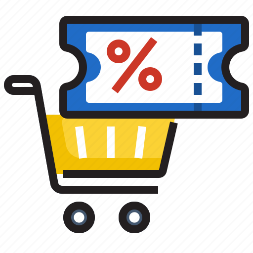 Ecommerce, delivery, shop, trolley, coupon, discounts icon - Download on Iconfinder