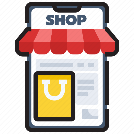 Ecommerce, delivery, mobile, shop, store, smartphone, online icon - Download on Iconfinder