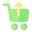 shopping, cart, upload, shop, ecommerce