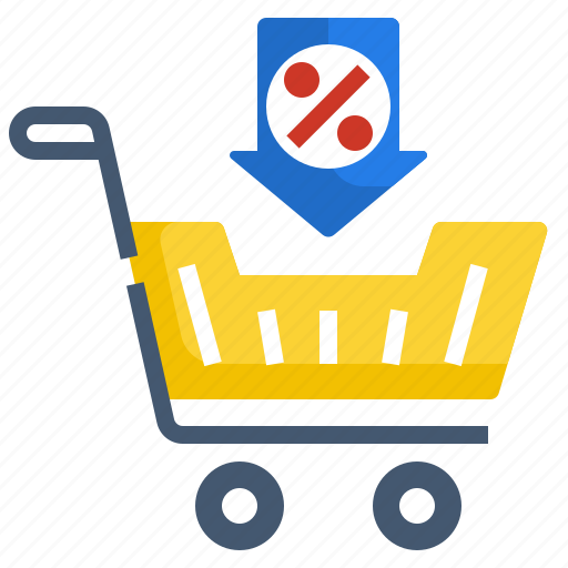 Ecommerce, arrow, sale, shopping, trolley, cart, buy icon - Download on Iconfinder