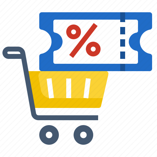 Ecommerce, delivery, trolley, coupon, descounts, buy, shopping icon - Download on Iconfinder