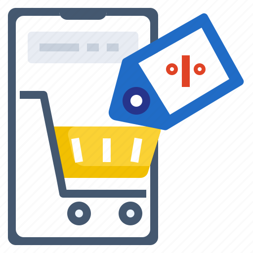 Ecommerce, trolley, delivery, mobile, shop, smartphone, coupon icon - Download on Iconfinder