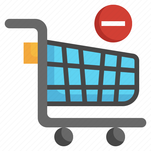 Remove, from, cart, shop, shopping, mall, store icon - Download on Iconfinder