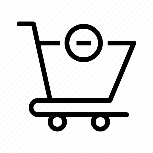 Cart, commerce, delete, ecommerce, minus, shopping, trolley icon - Download on Iconfinder