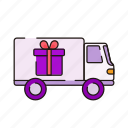 truck, ecommerce, shipping, delivery, transportation