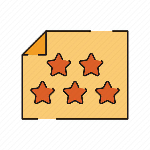 Ecommerce, rating, online, 5 stars, review, feedback icon - Download on Iconfinder