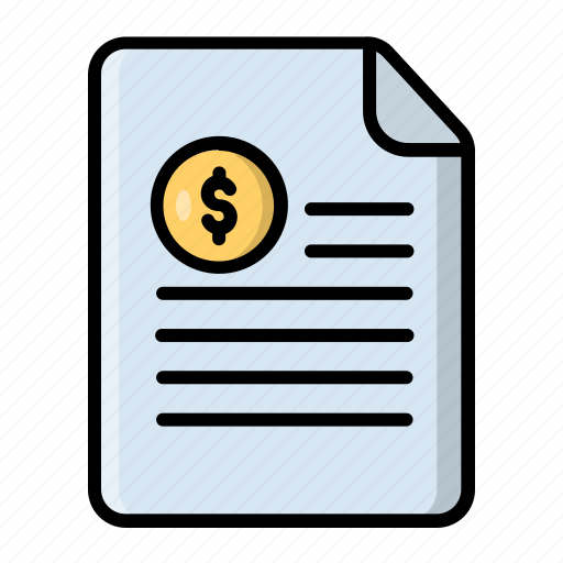 Bill, cash, invoice, money, payment icon - Download on Iconfinder
