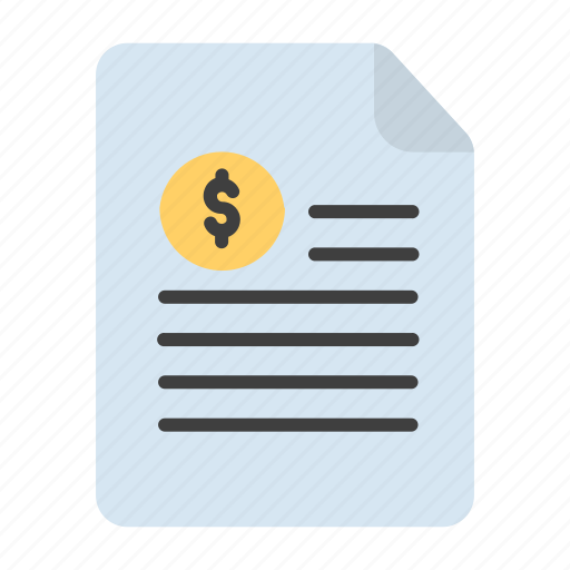 Bill, invoice, money, payment icon - Download on Iconfinder