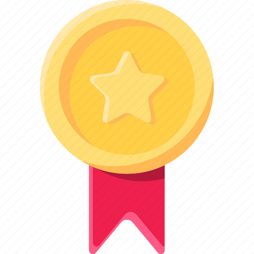 Badge, medal, award, reward, emblem, rosette, star icon - Download on Iconfinder