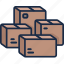 delivery boxes, package, box, carton, carton box, parcel, delivery, shopping 