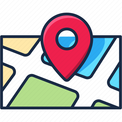 Map, location, map pointer, gps, navigation, google maps, map pin icon - Download on Iconfinder