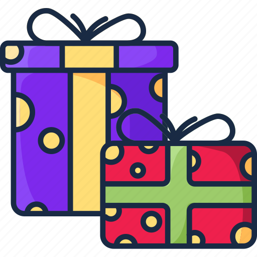 Gift boxes, gift, gift box, present, box, surprise, ecommerce icon - Download on Iconfinder