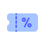 ticket, discount 