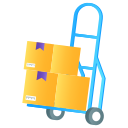 pallet truck, luggage cart, luggage trolley, handcart, pushcart
