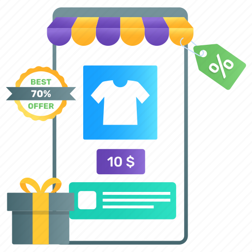 Sale app, mcommerce, shopping sale, shopping app, holidays shopping icon - Download on Iconfinder