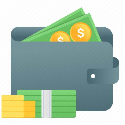Cash wallet, purse, billfold wallet, money wallet, cash billfold icon - Download on Iconfinder