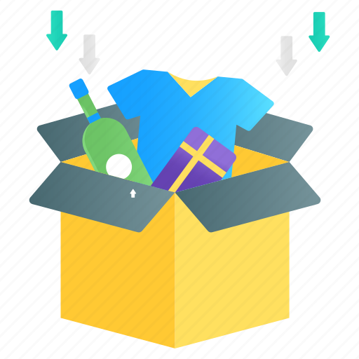 Packaging, parcel filling, cardboard, box filling, parcel storage icon - Download on Iconfinder
