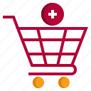 add shopping cart, ecommerce, buy, shop, basket, online, trolley