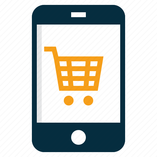 Smartphone, communication, technology, shopping cart, store, shopping online icon - Download on Iconfinder