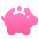 piggy, bank, money, savings