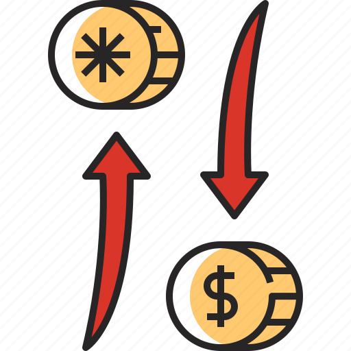 Exchange, rate, exchange rate, money, currency, finance, money-exchange icon - Download on Iconfinder